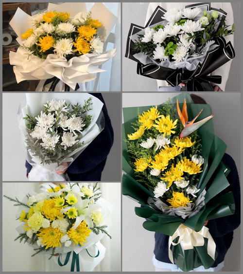 河北石家庄灵寿县塔上镇白事花束代送